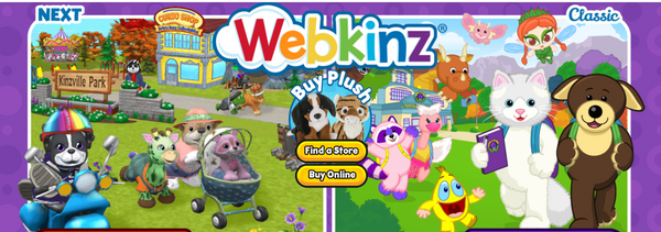 Webkinz stuffed animal toy