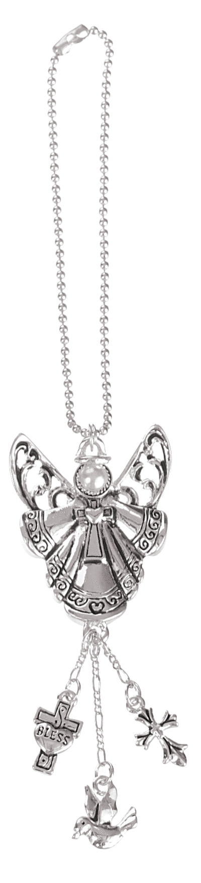 Angel with pearl head - car charm