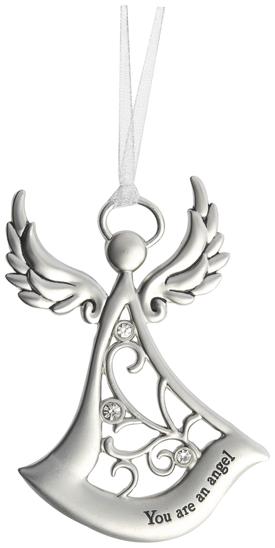 You are an angel zinc ornament