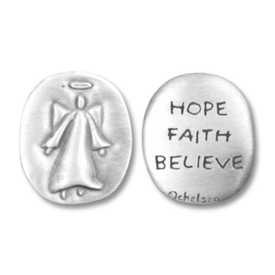 Hope Faith Believe coin