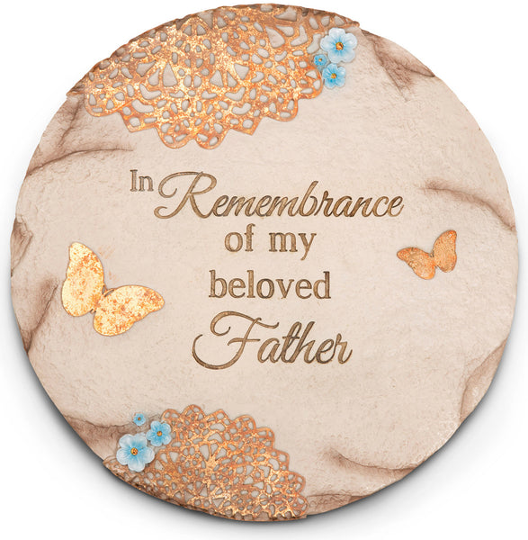 Light Your Way - Remembrance of Father garden stone
