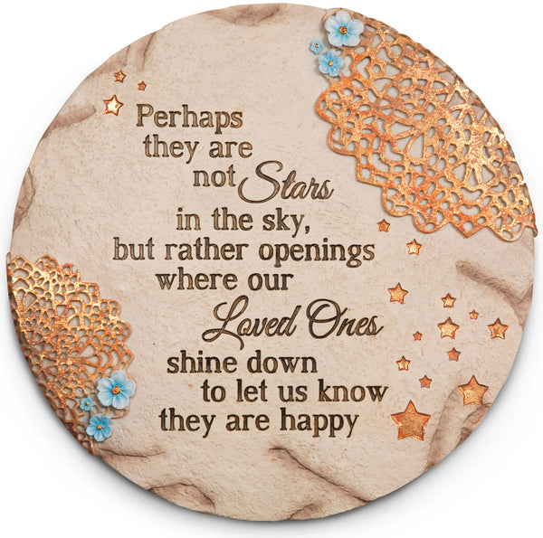 Light Your Way - Stars in the Sky memorial garden stone