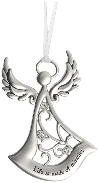 Life is made of miracles zinc ornament