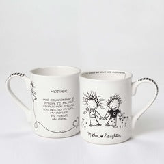 Mother (from Daughter) mug by Marci