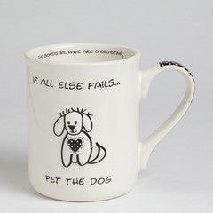 Pet The Dog mug by Marci