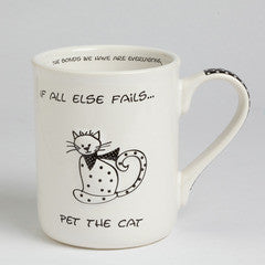 Pet The Cat mug by Marci