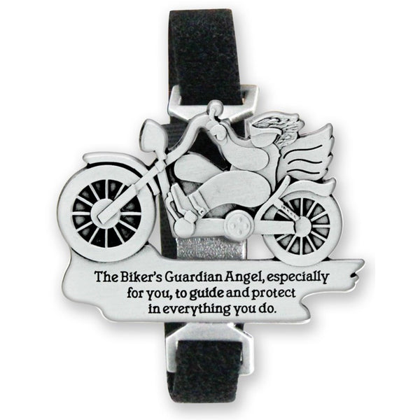 Bikers guardian angel visor strap for motorcycle
