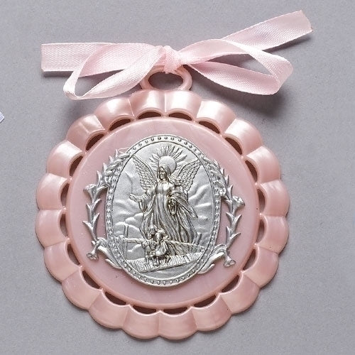 Cradle medal - pink