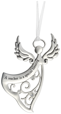 A teacher is a special blessing - zinc ornament